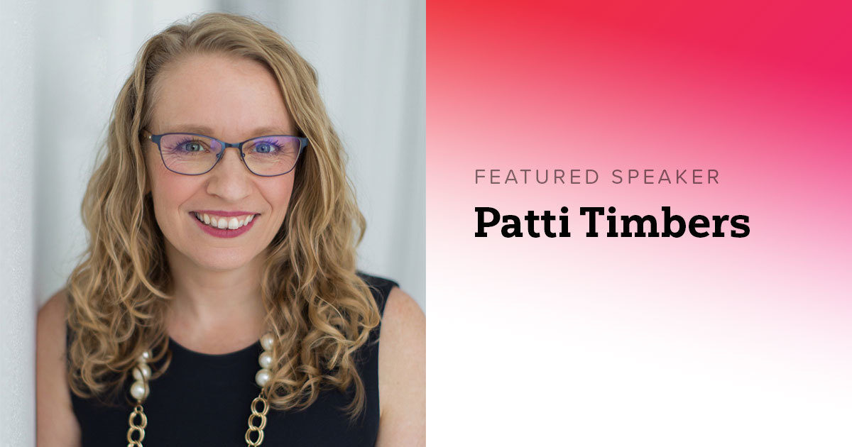Featured speaker Patti Timbers - Washington State Nurses Convention